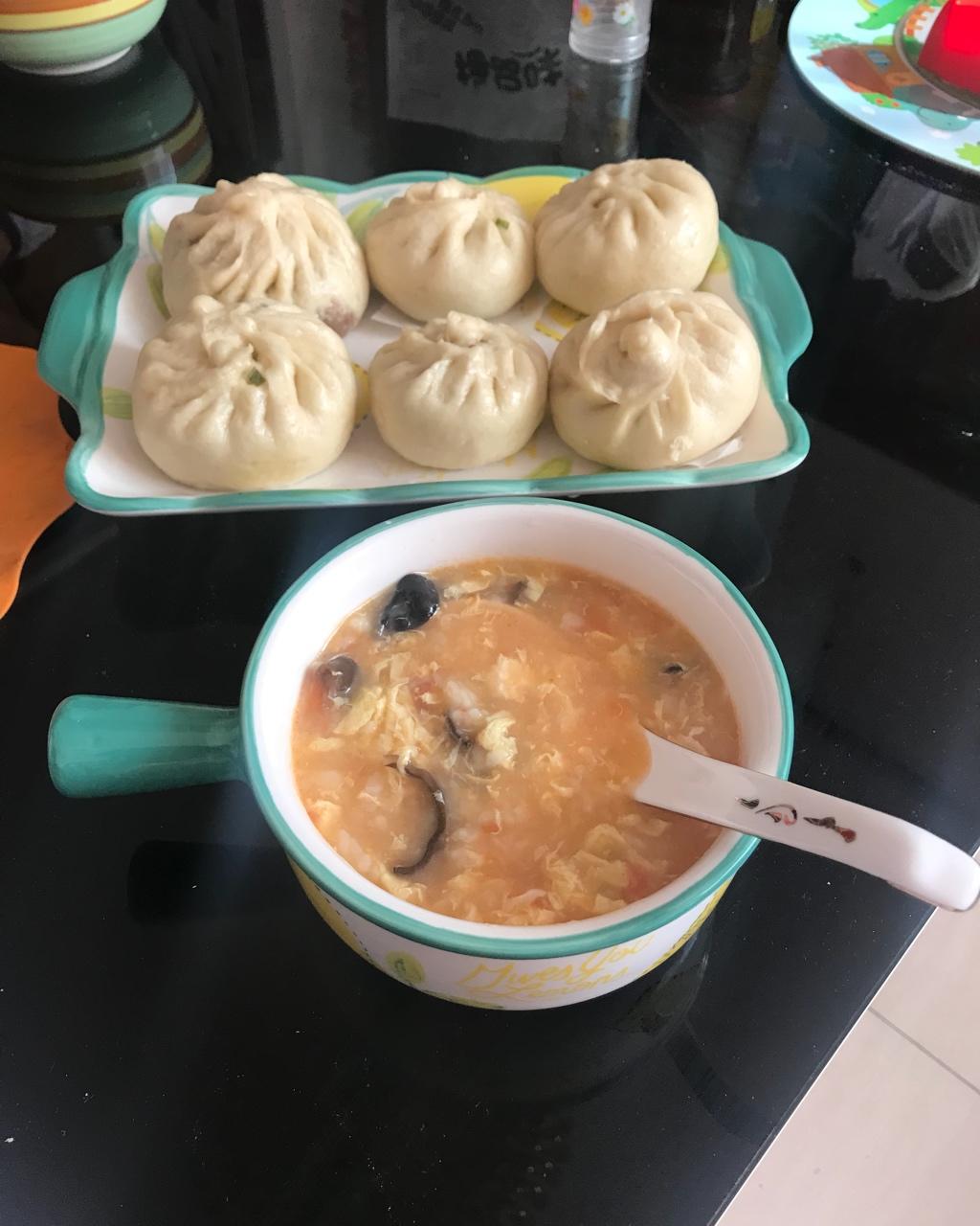 【酱香大肉包】超喧软的一次揉面一次发酵法