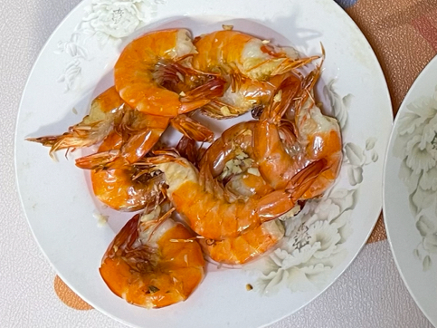 小岛上—烤大红虾（空气炸锅版）