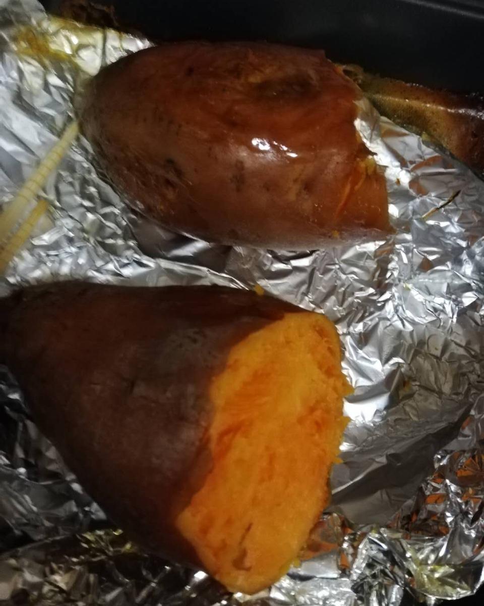烤箱烤红薯