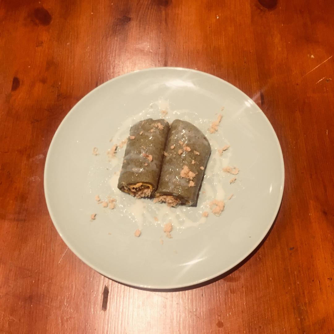 抹茶芝士肉松蛋卷