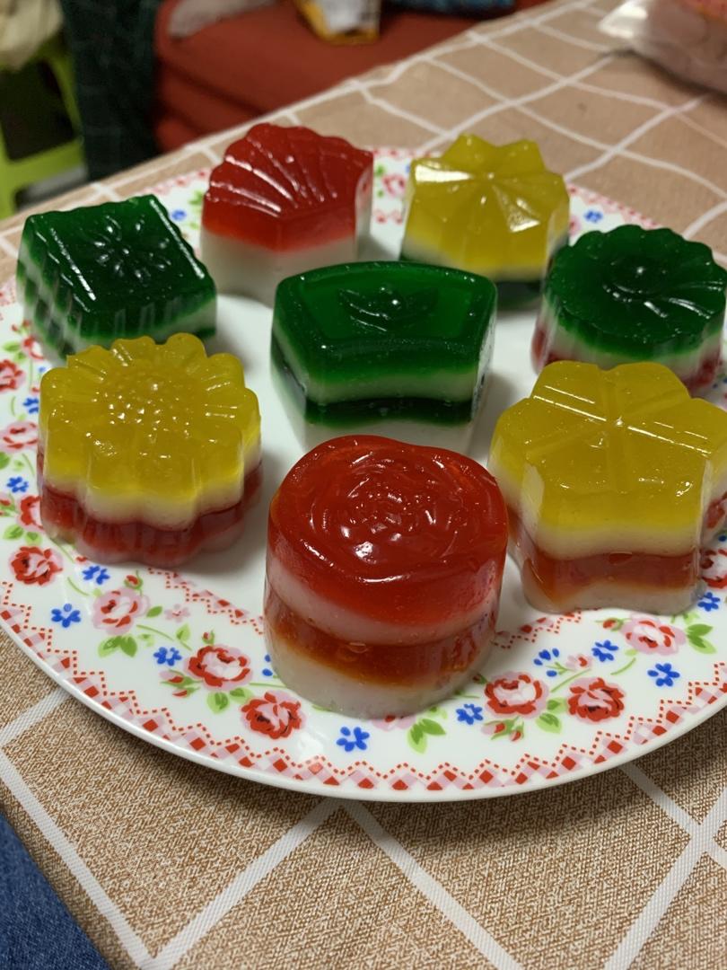 向日葵马蹄蛋糕（花型千层马蹄糕）