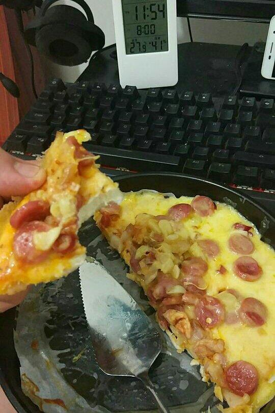 培根火腿披萨