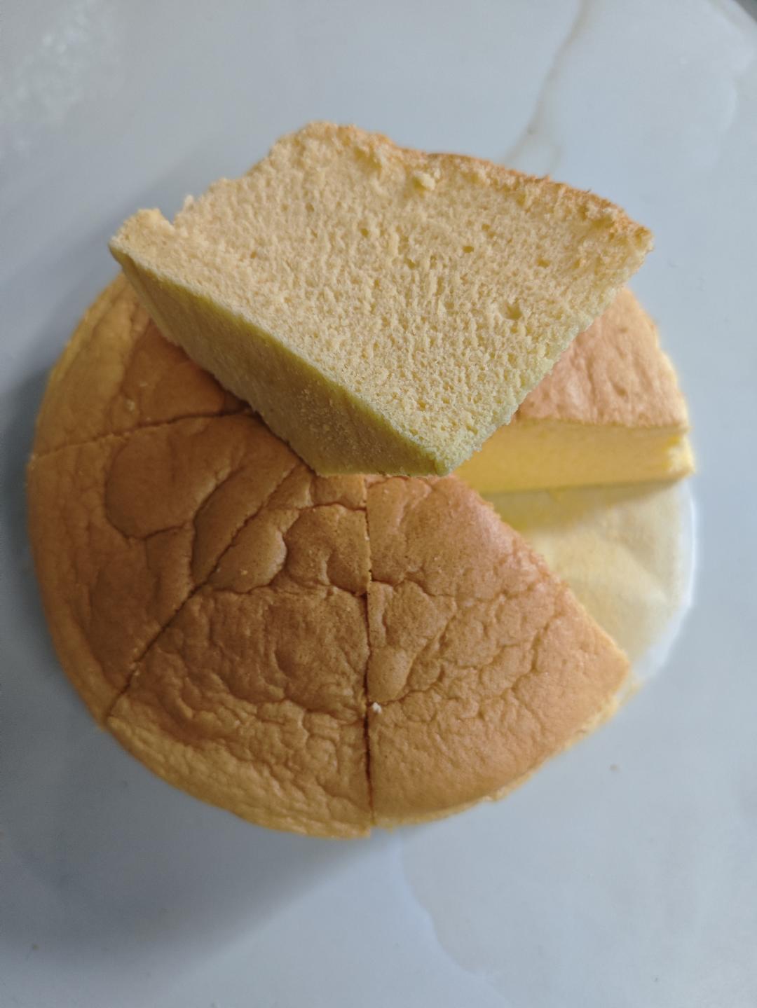 8寸圆形模具的古早蛋糕，完美方子！