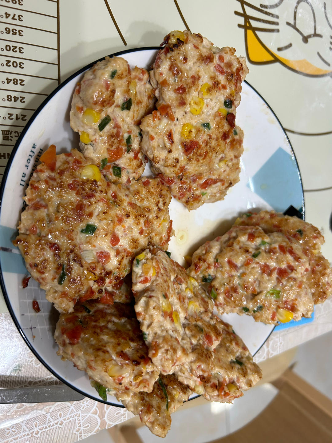 减肥餐低脂鸡胸肉饼