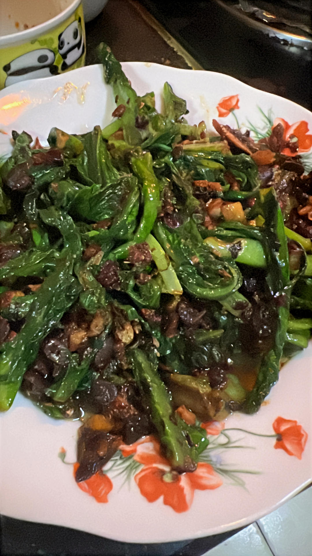 豆豉鲮鱼油麦菜