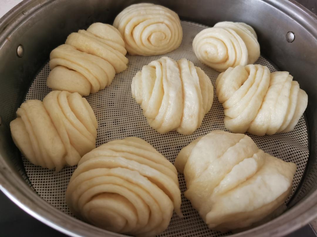 超级无敌巨好吃‼️奶味十足  松软香甜  新手零失败  懒人花卷   【消耗淡奶油配方】附细节视频