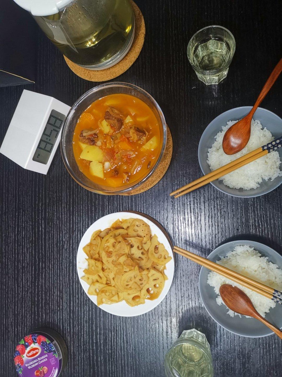 番茄土豆炖牛腩