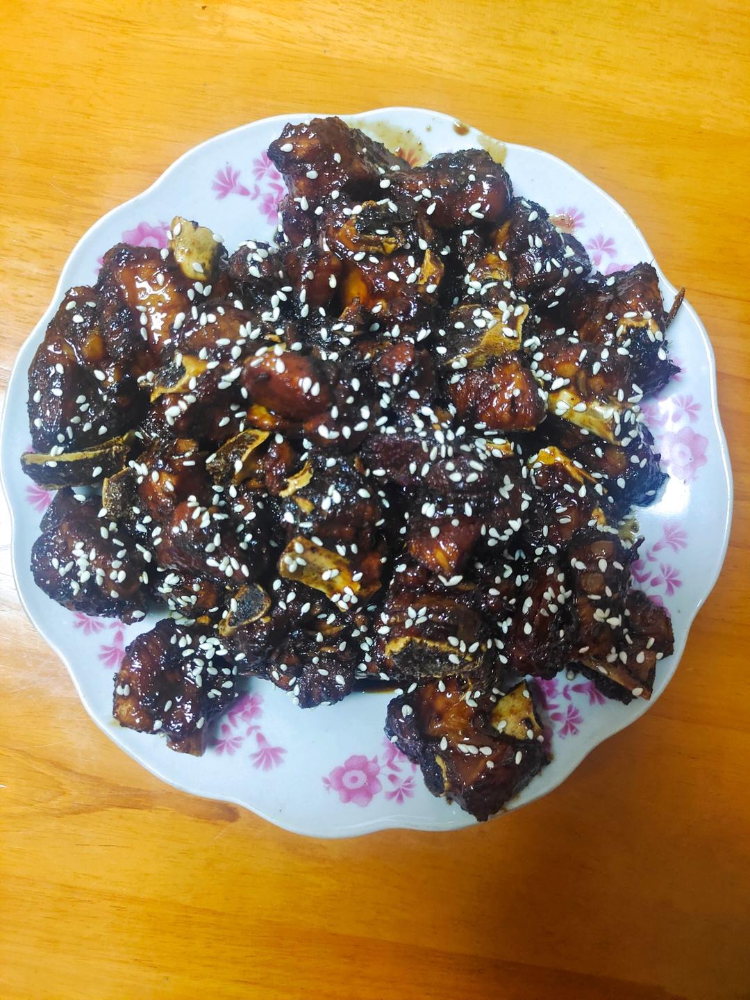 糖醋排骨/糖醋小排（不放油）（12345口诀做出正宗上海本帮）