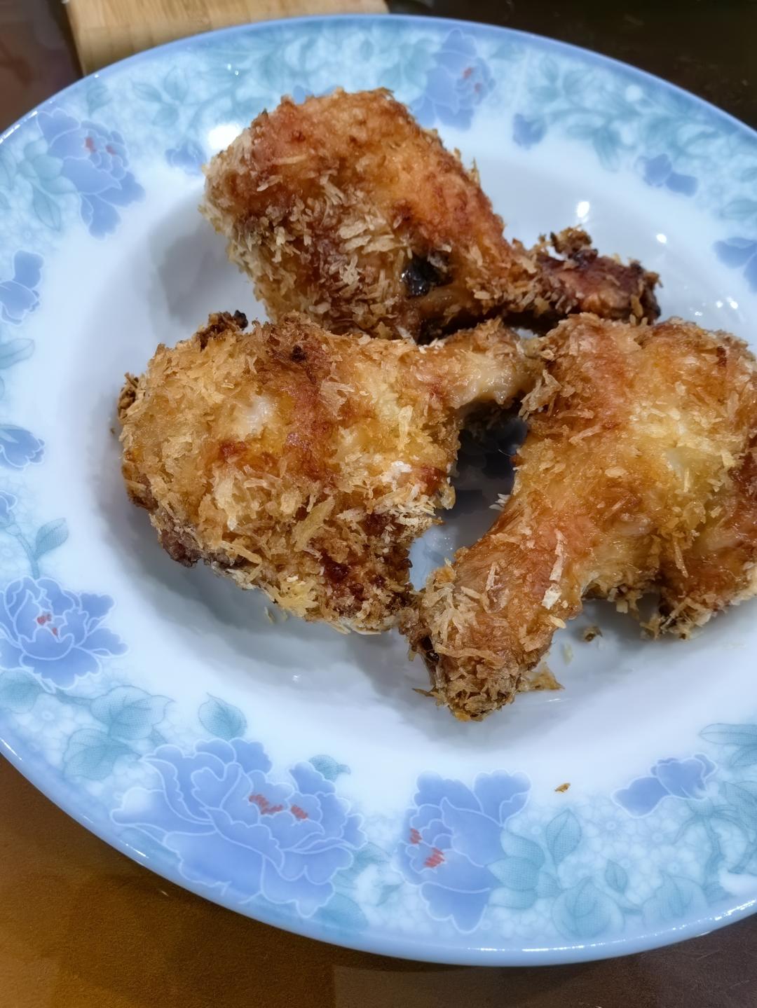 香艳蒜香炸鸡翅根（空气炸锅版）