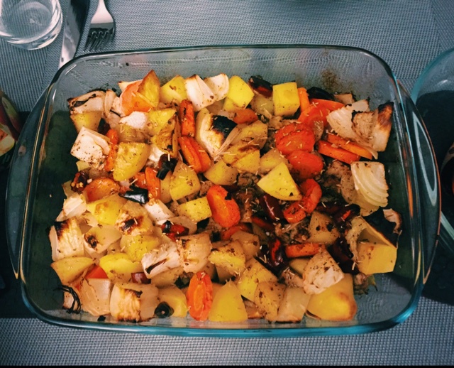 迷迭香蔬菜烤牛肉