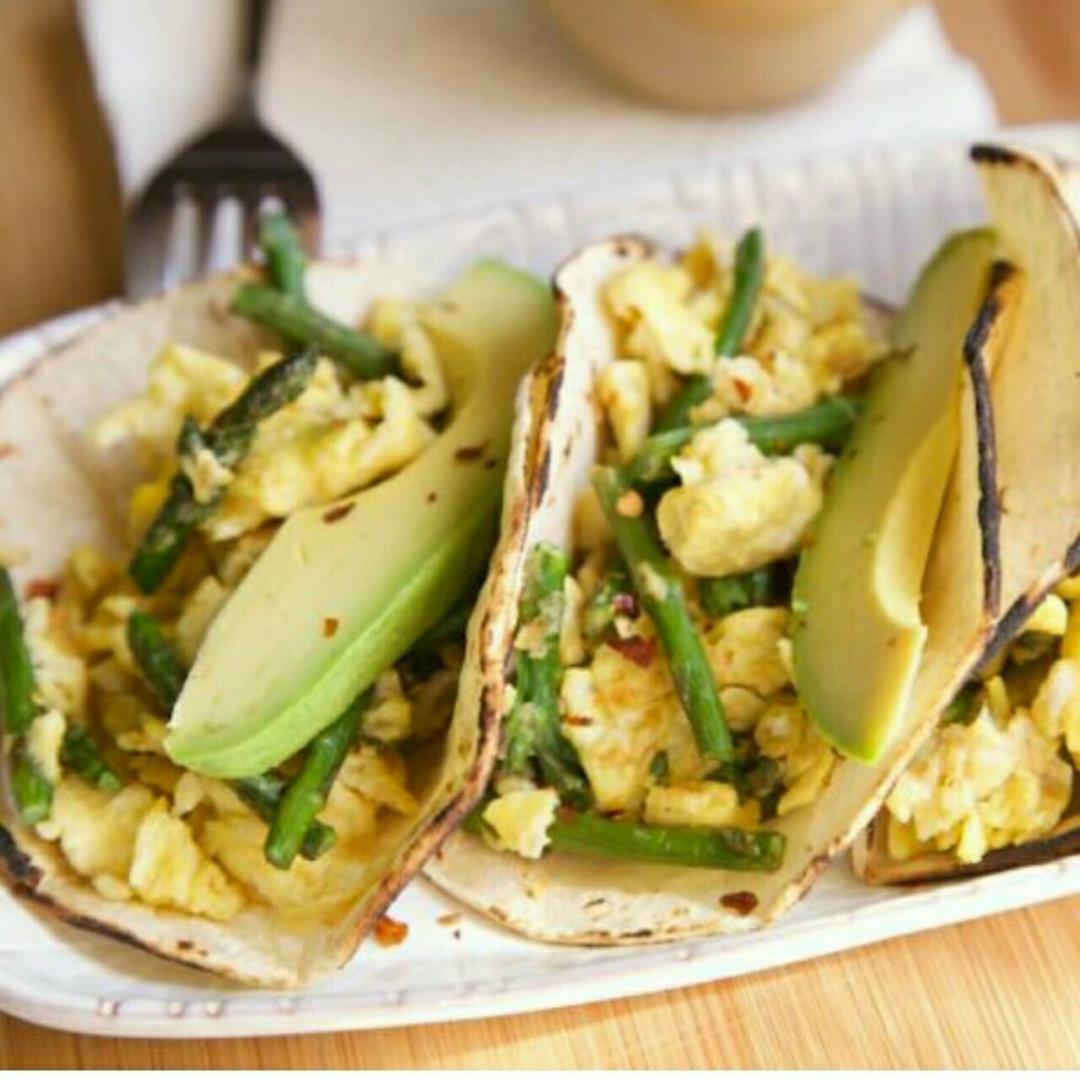 15分钟的绿色蔬菜tacos