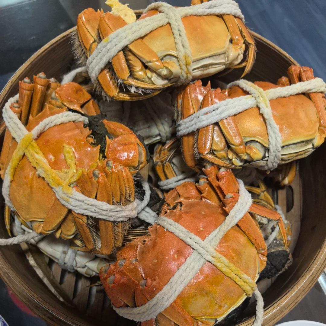吃一个费两个劲的【清蒸螃蟹】