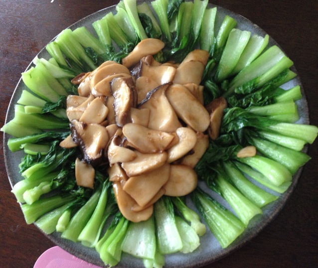 杏鲍菇扣西兰花