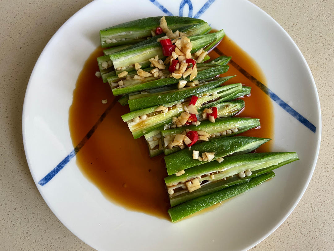 减脂营养健康|白灼秋葵|