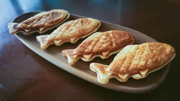 蜂蜜红豆麻薯鲷鱼烧—Kenwood松饼机