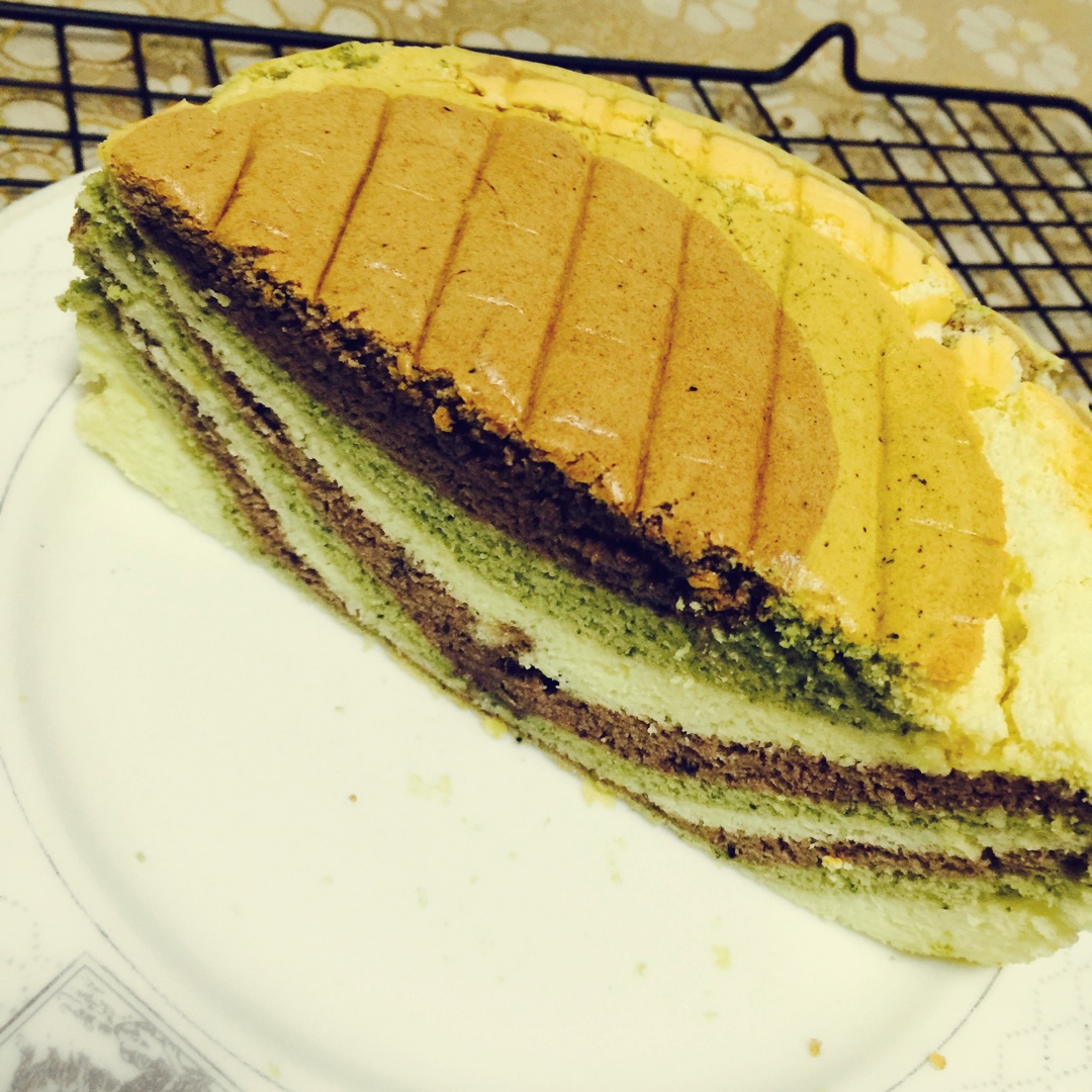 迷彩戚风蛋糕（六寸）