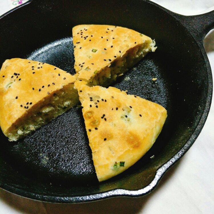 简易发面葱油饼（烤箱版）
