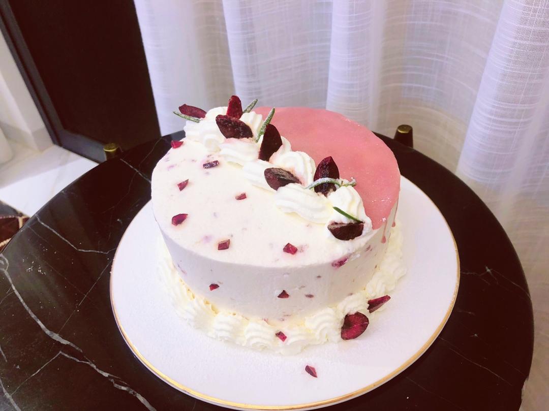 双色慕斯~圣安娜花嘴装饰Idea2~