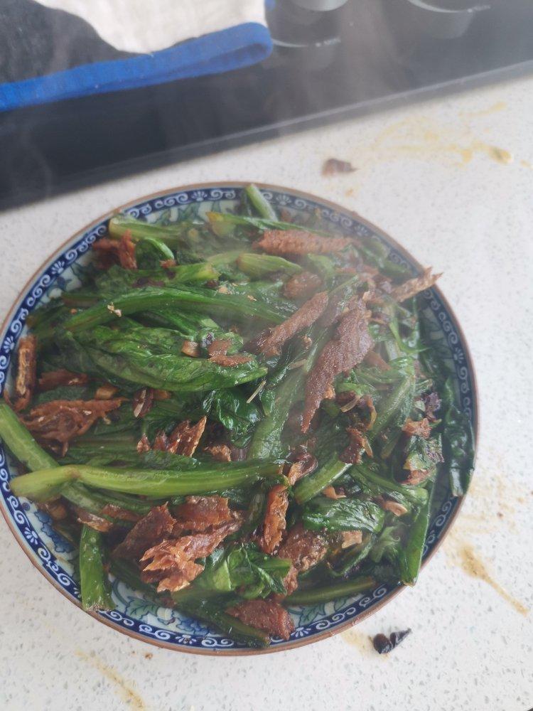 豆豉鲮鱼油麦菜