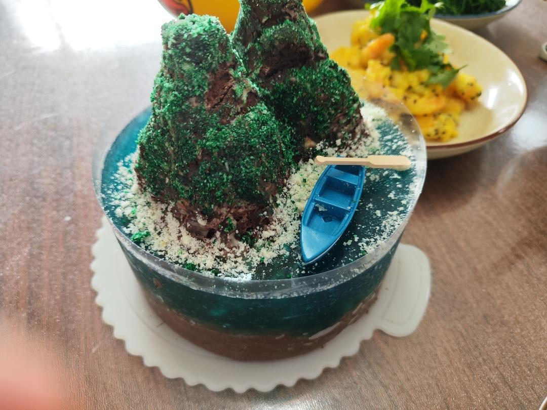 海岛生日蛋糕