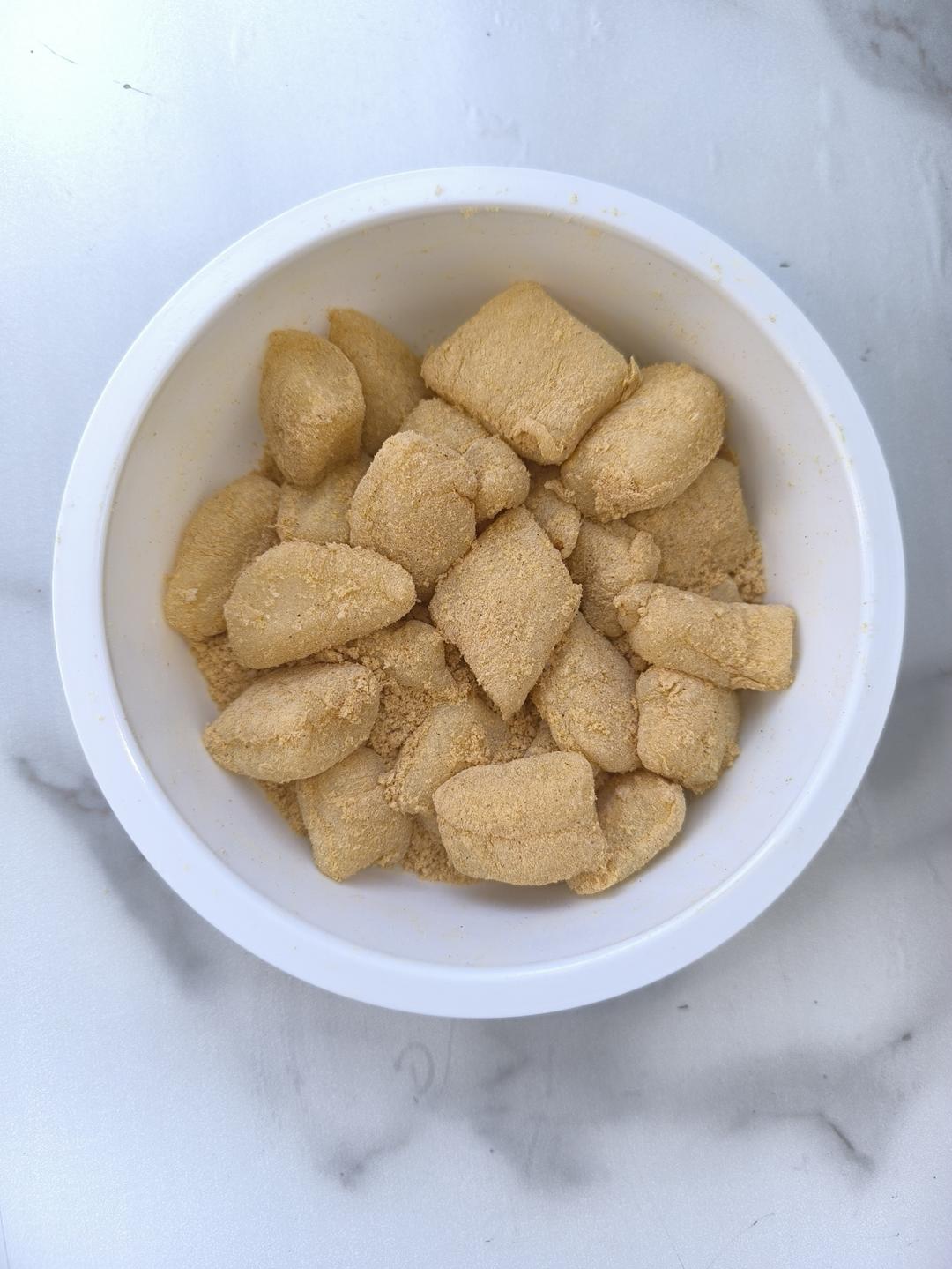 麻糍😋软软糯糯的糯米糍粑😍比外面卖的还好吃！