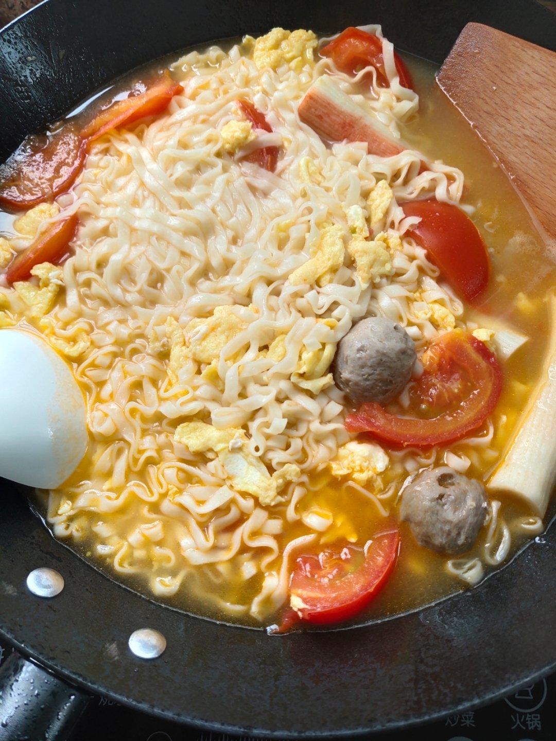 超级入味好吃的番茄鸡蛋面