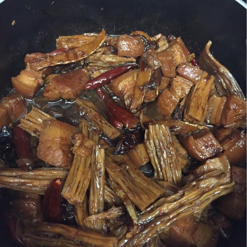 腐竹红烧肉