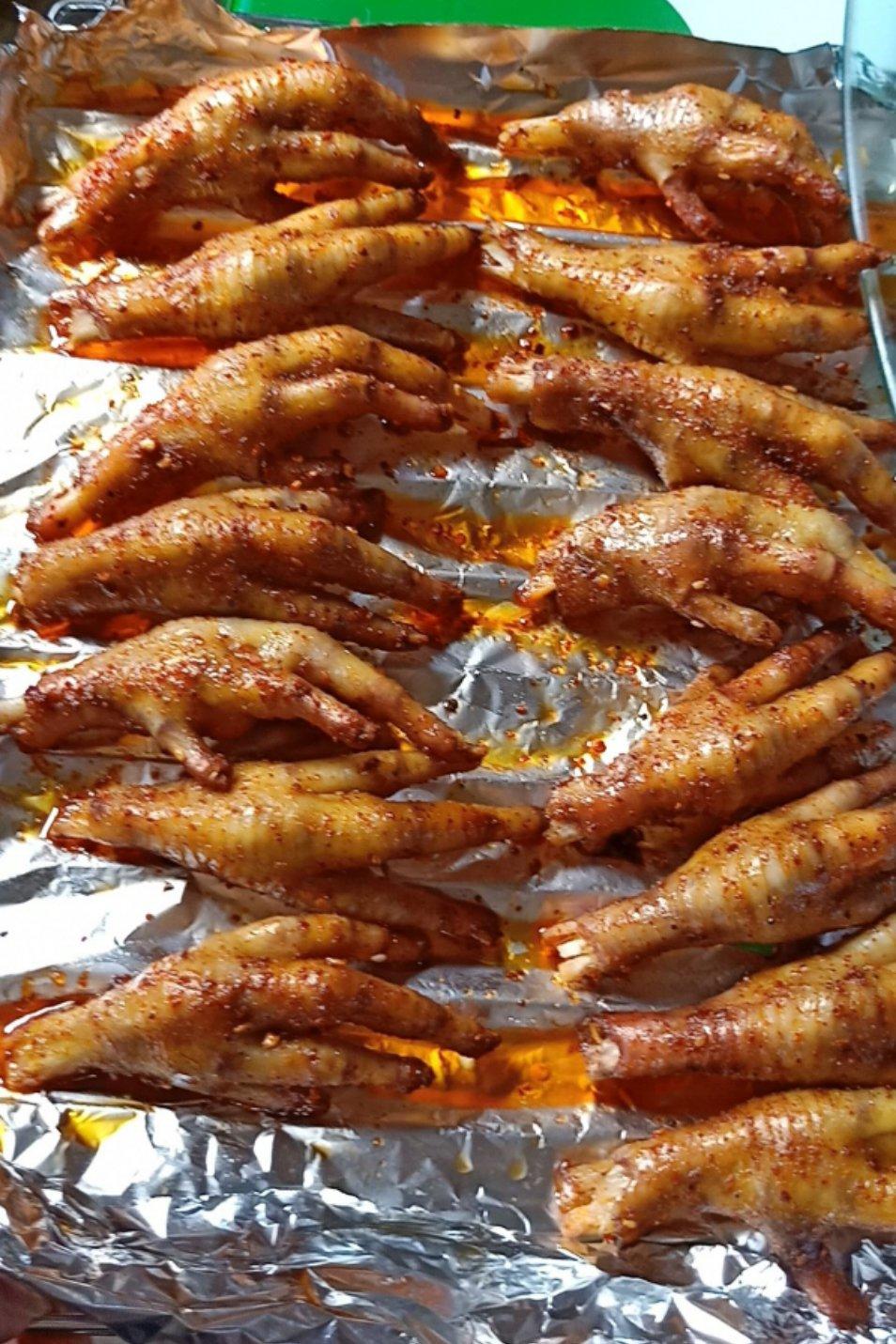 a紫苏做的烤鸡脚(烤箱版)