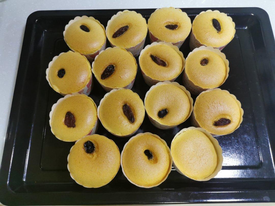 凉了也不回缩的戚风纸杯蛋糕🍰超级绵软 适合宝宝吃哦