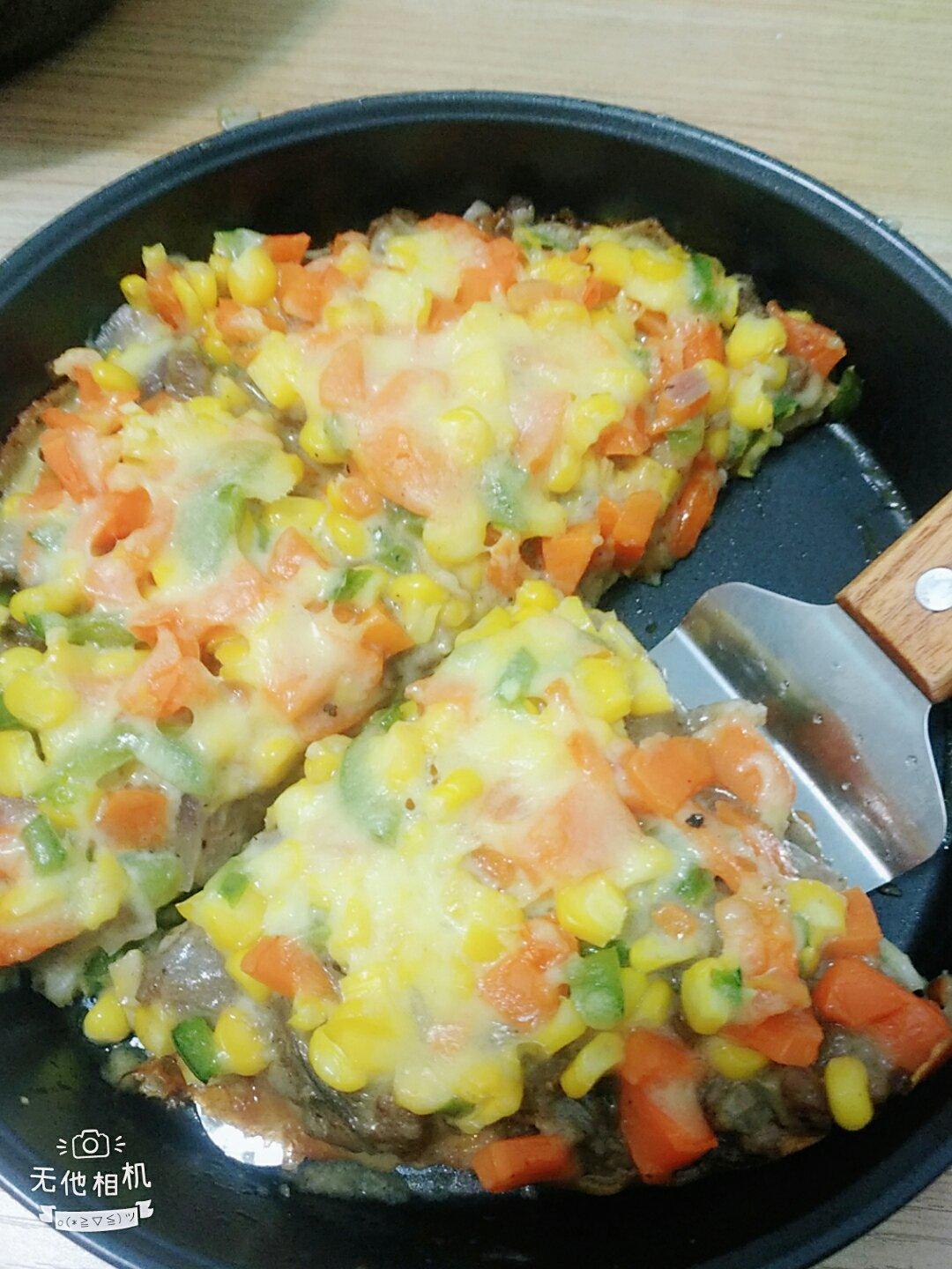 黑椒牛肉厚底披萨