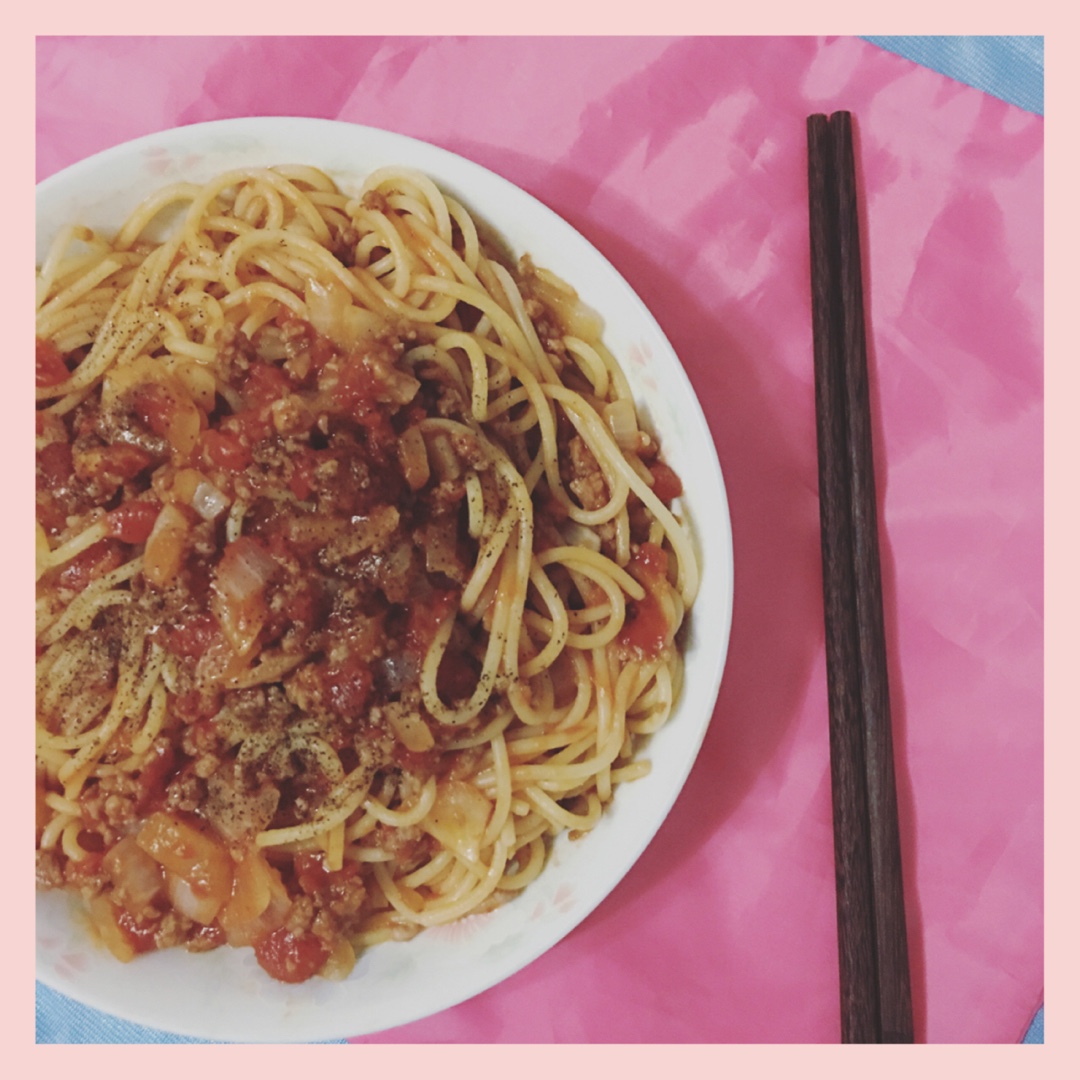 番茄肉酱意大利面
