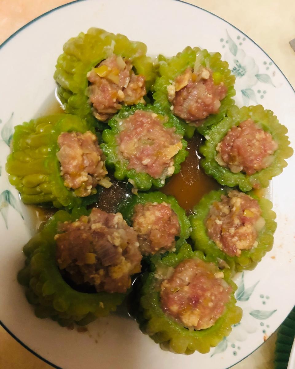 清热解馋的苦瓜酿肉