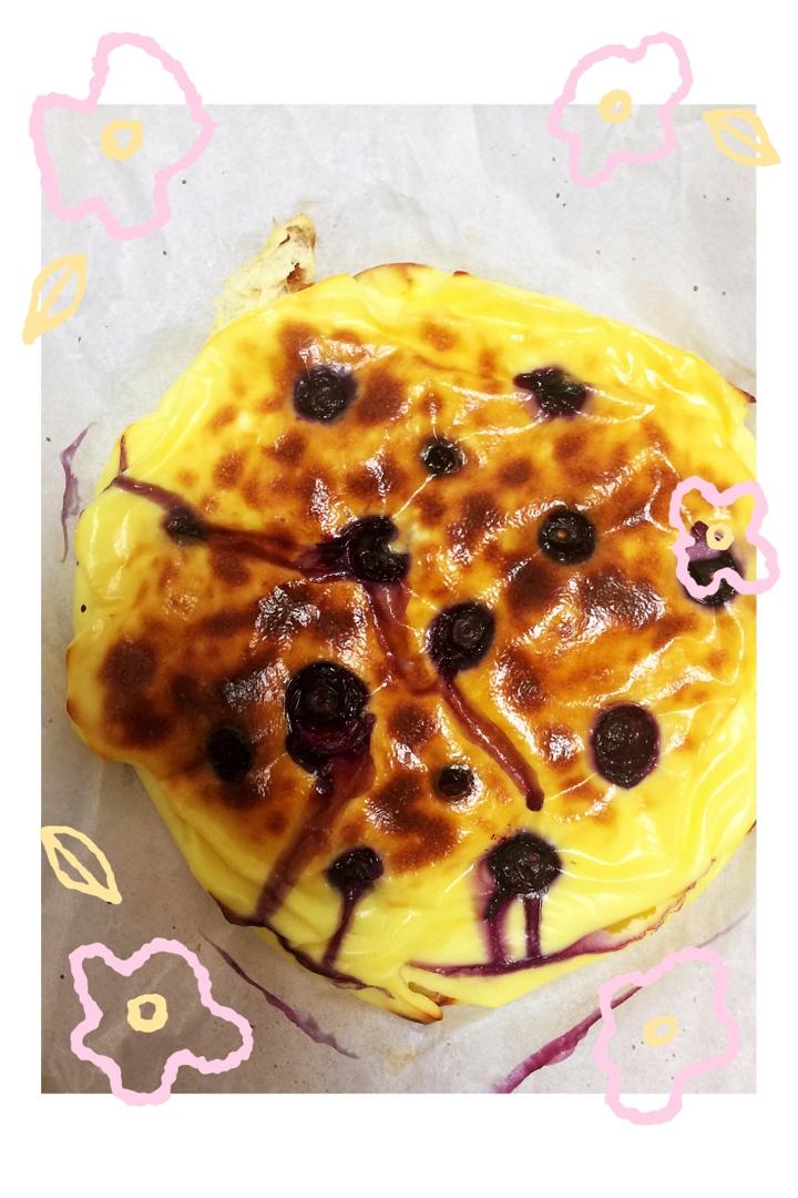 无油无糖❗️好吃不胖❗️一口爆浆💥芝士味蓝莓酸奶蛋糕❗️