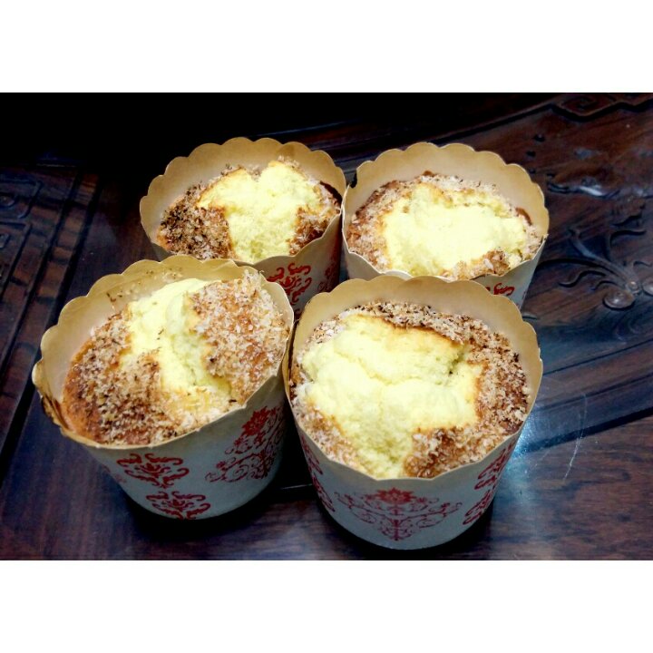 不会回缩的纸杯蛋糕