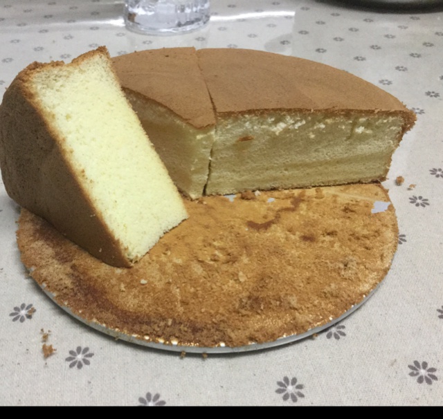 超好记八寸戚风蛋糕（后蛋法）