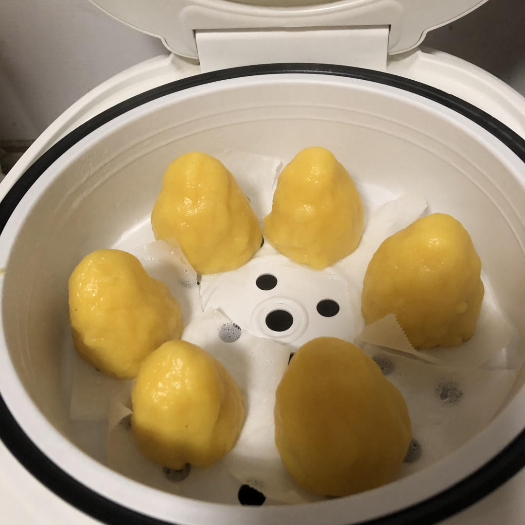 纯玉米面窝窝头(烫面.不发酵)