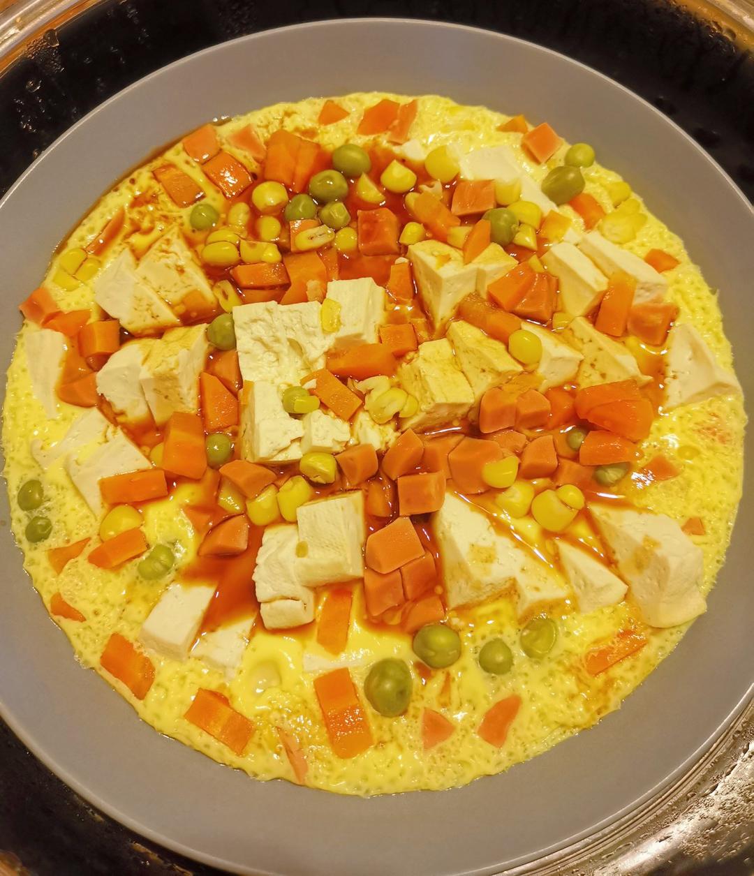 鸡蛋蒸豆腐
