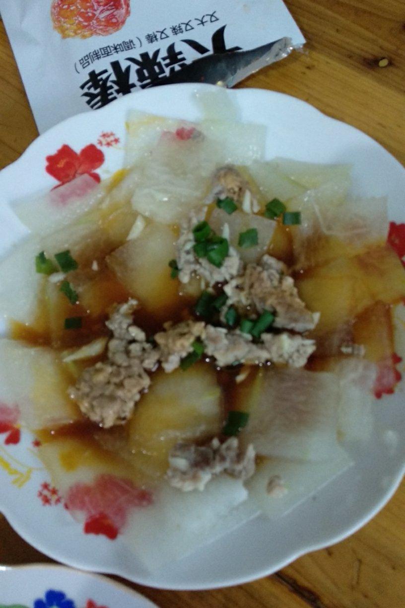 肉末蒸冬瓜