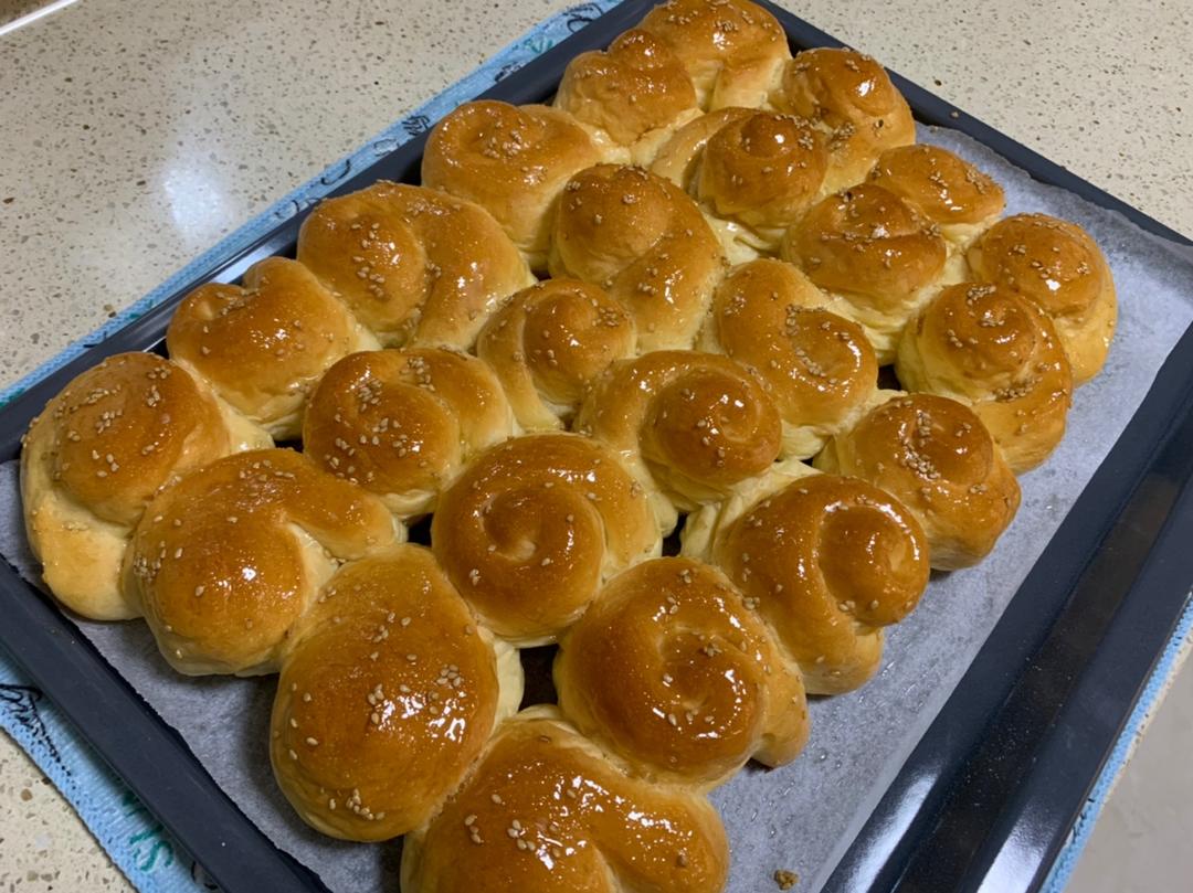蜂蜜脆底小面包