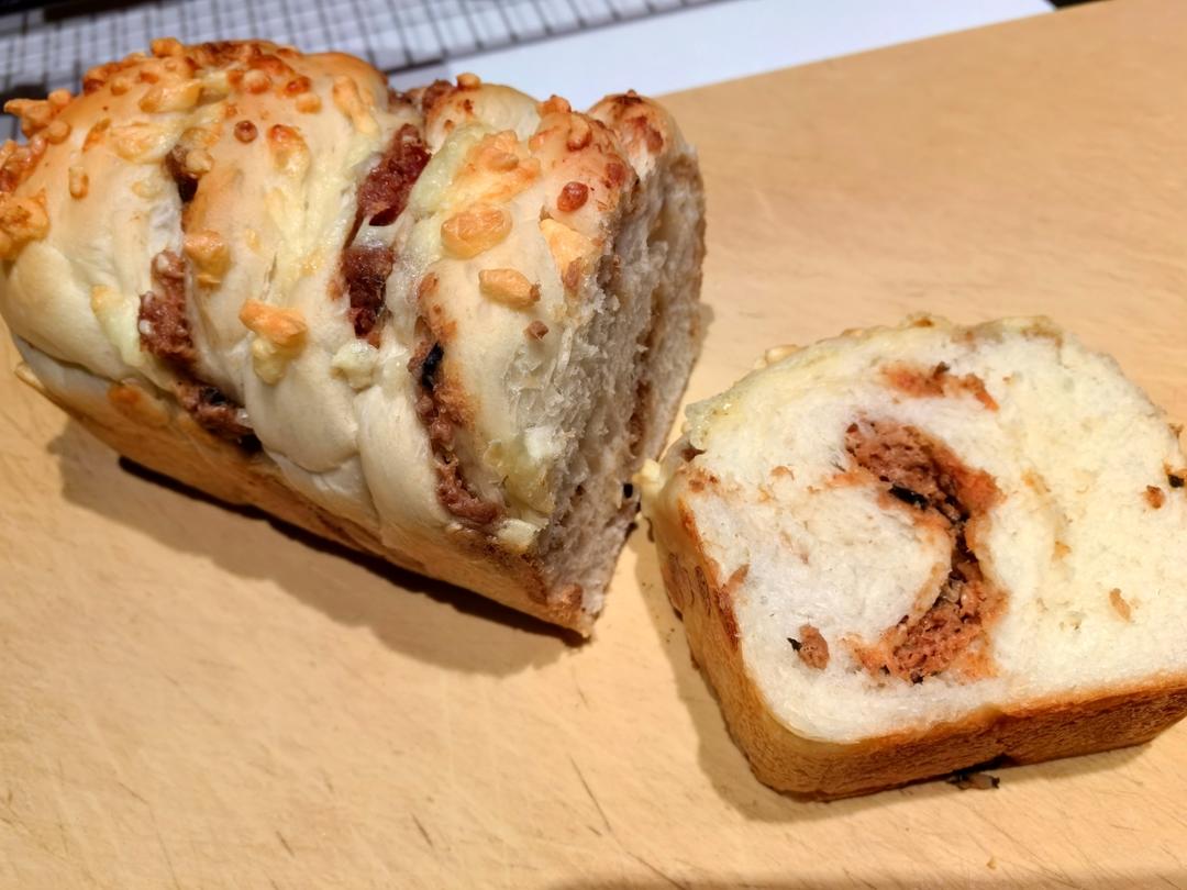 肉松吐司【超多料香爆马苏里拉】