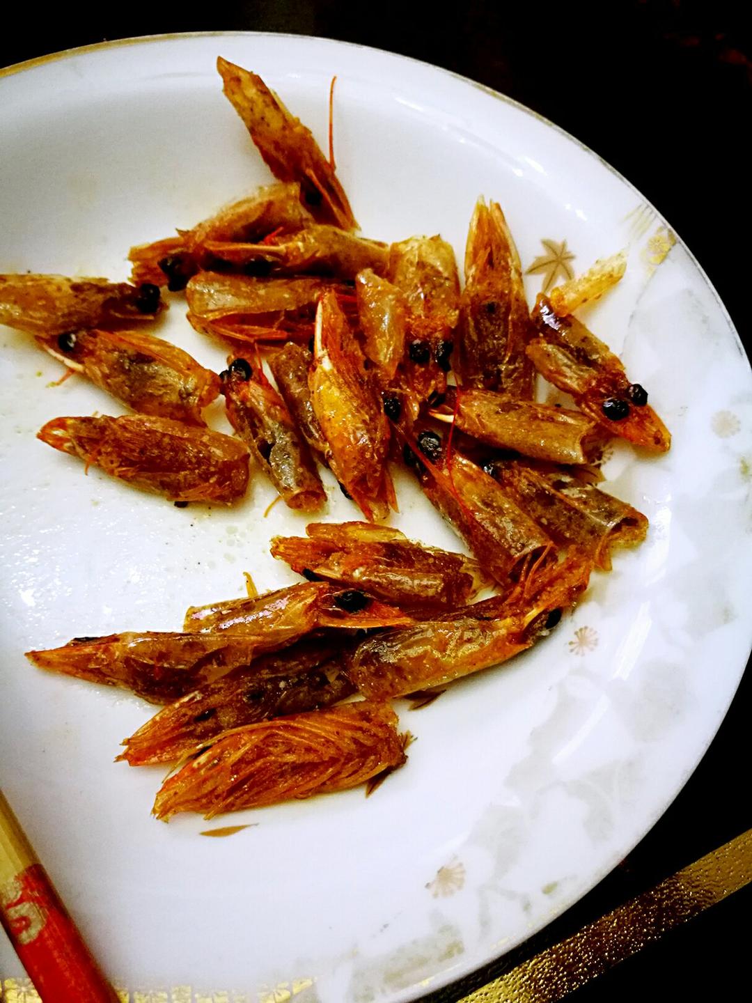 熬虾油炸虾头