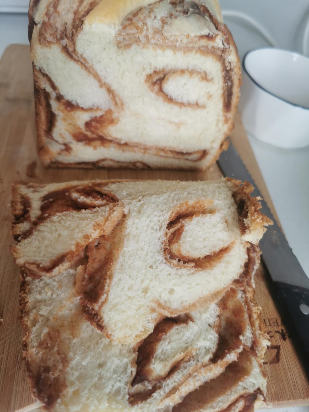 面包机大理石豆沙吐司