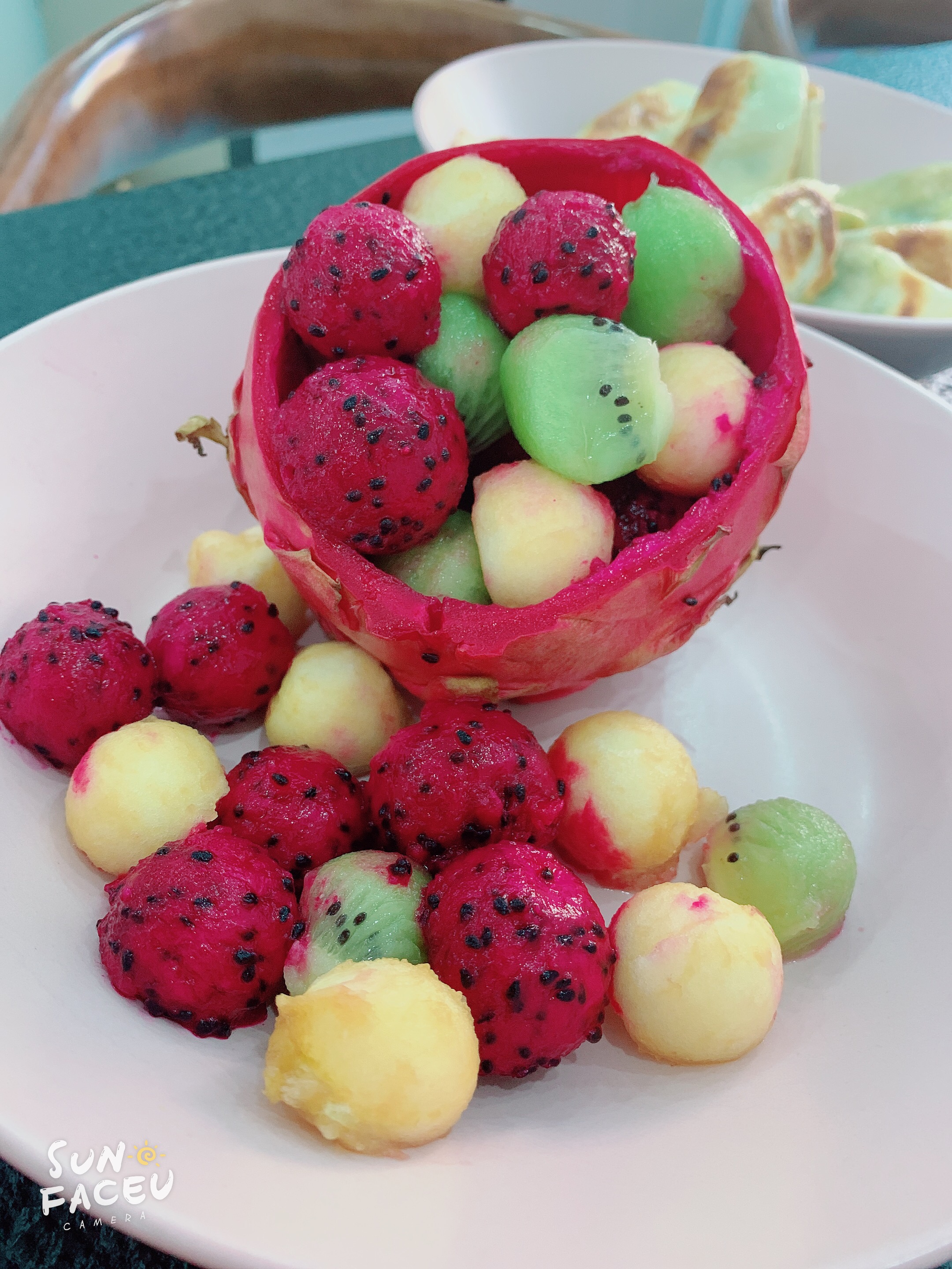 🍎火龙果壳🥝缤纷水果桶🍉🍒🍇🍓🥭🍌🍍🍈的做法