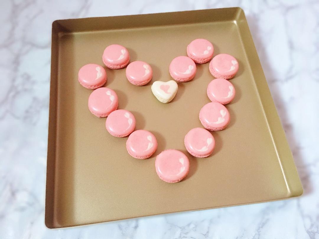 情人节最爱 爱心拉花马卡龙 | 小马课堂 27