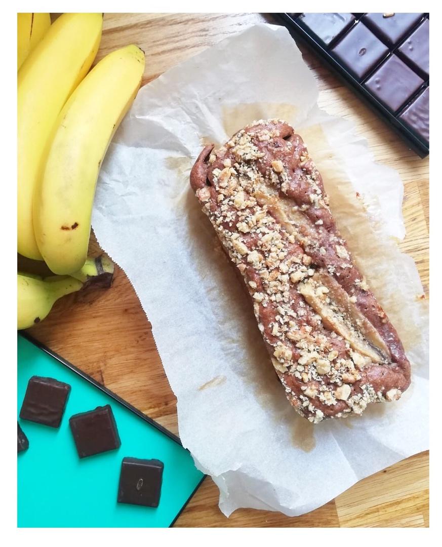 低卡版香蕉蛋糕banana bread (无油无糖，低卡高纤维又快手）
