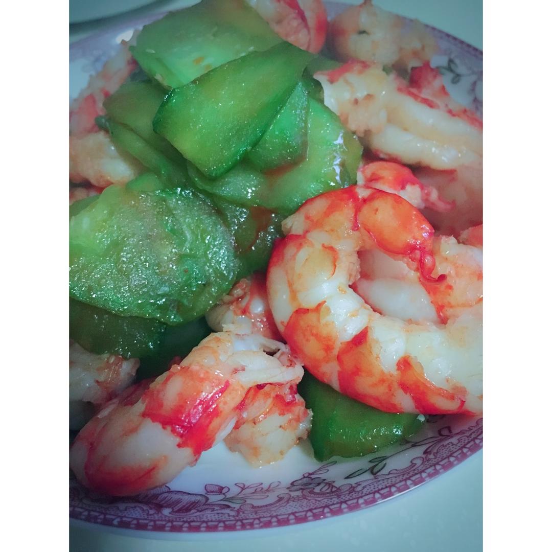 虾仁炒青瓜