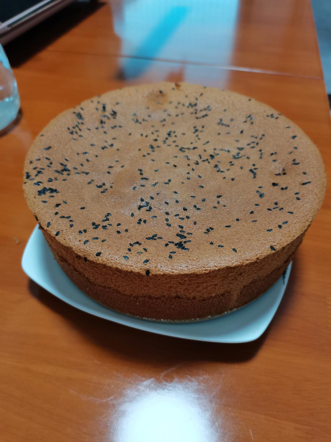 好吃到感动的咸焦糖戚风