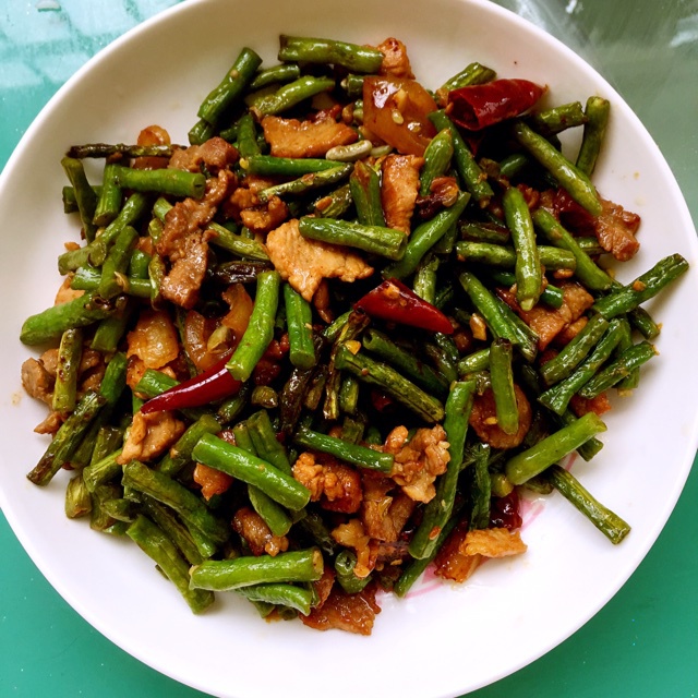 豇豆炒肉