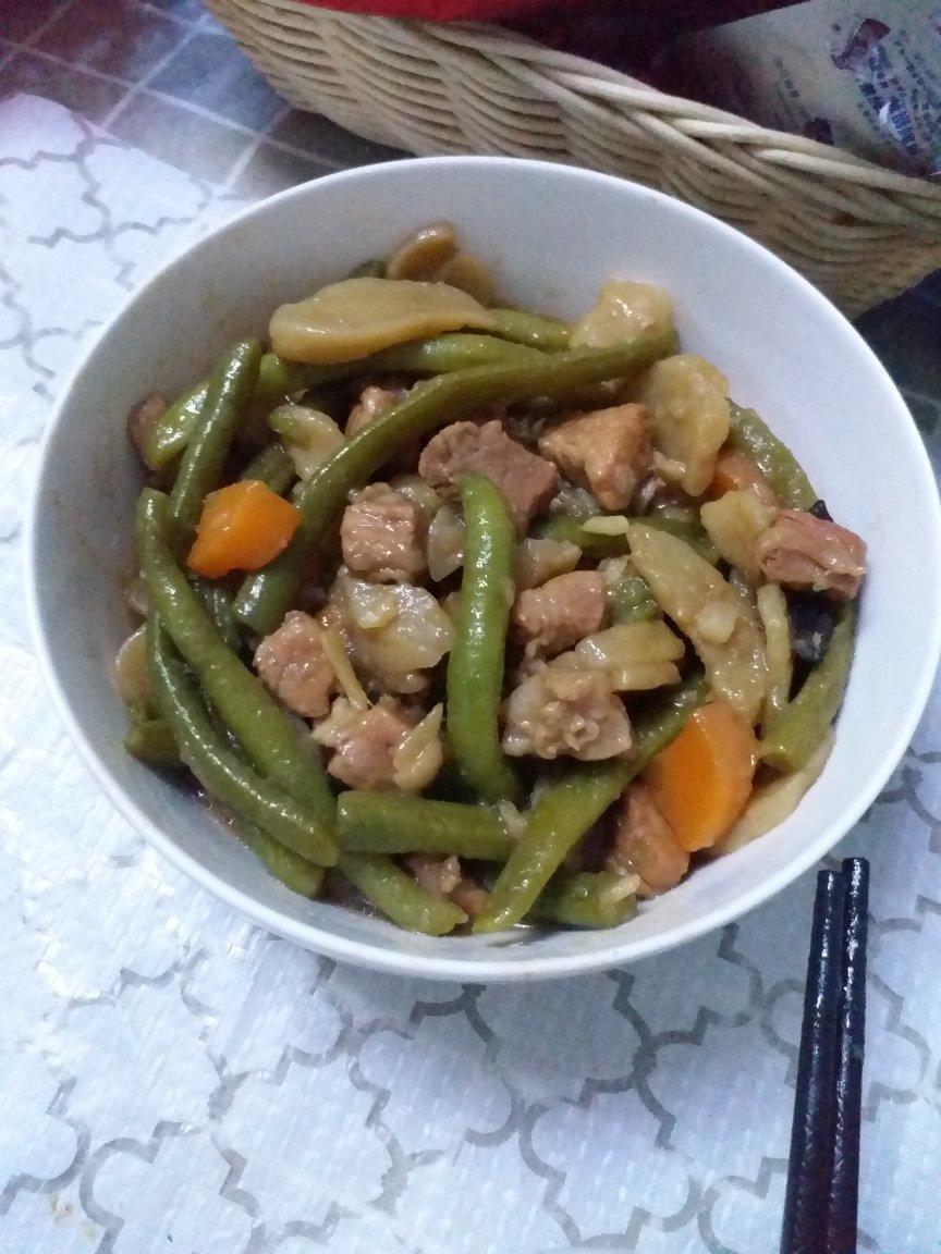 东北土豆炖豆角