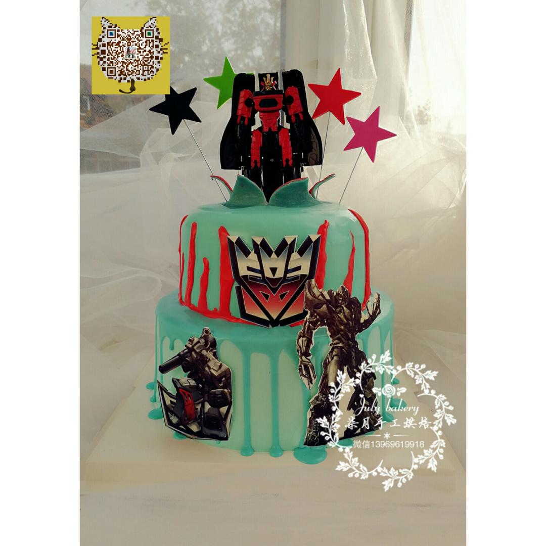 变形金刚翻糖蛋糕